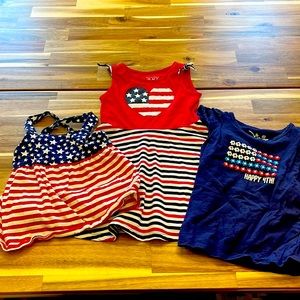 Toddler Girl Fourth of July Bundle (3T)